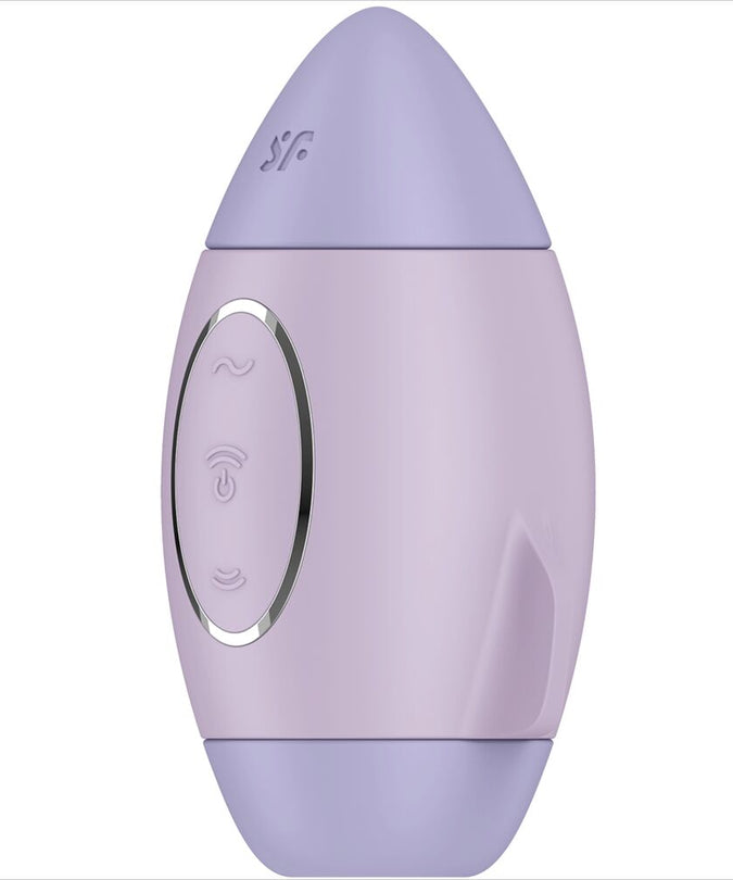 SATISFYER - MISSION CONTROL LILAC KLEINE DUBBELE IMPULS VIBRATOR