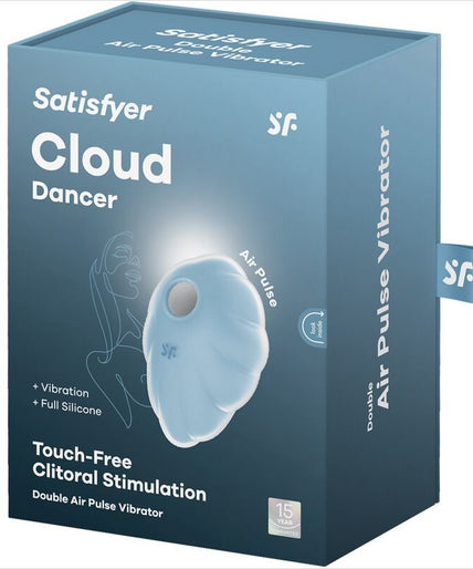 SATISFYER - CLOUD DANCER BLUE AIR PULSE VIBRATOR