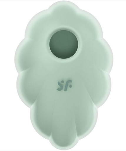 SATISFYER - CLOUD DANCER GREEN AIR PULSE VIBRATOR