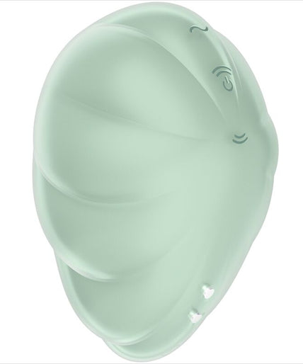 SATISFYER - CLOUD DANCER GREEN AIR PULSE VIBRATOR