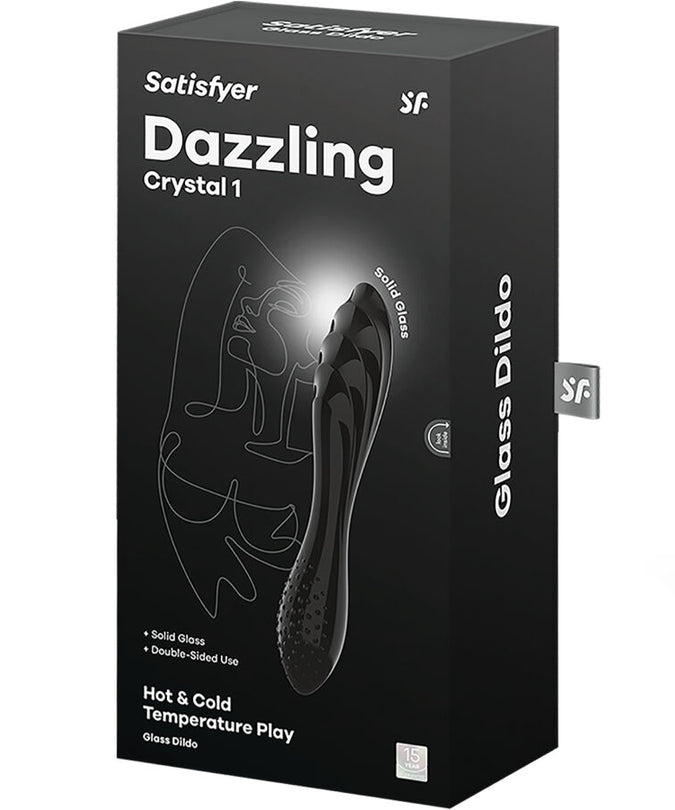 SATISFYER - DAZZLING CRYSTAL ZWART
