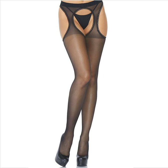 Leg Avenue – Transparent Garter Stockings