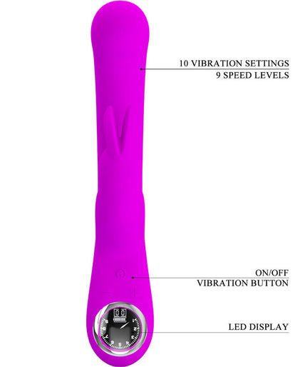 PRETTY LOVE - LAMAR RABBIT VIBRATOR & VIOLET G-SPOT