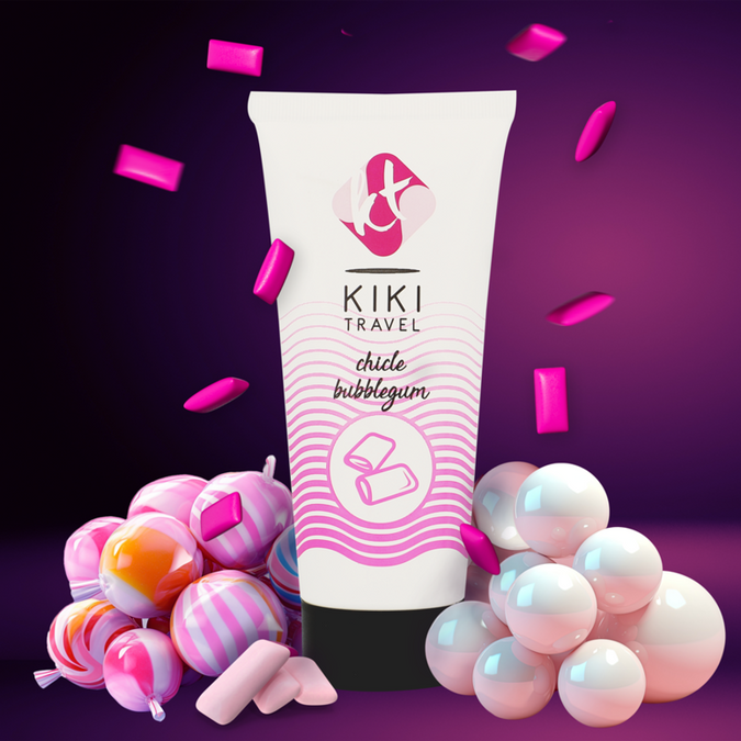 KIKÍ TRAVEL - BUBBLEGUM GLIJMIDDEL 50 ML