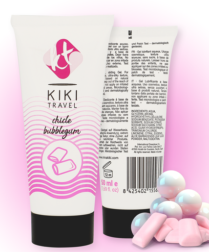 KIKÍ TRAVEL - BUBBLEGUM LUBRICANT 50 ML