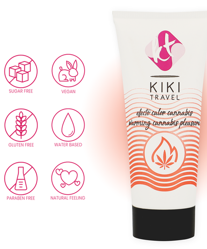 KIKÍ TRAVEL - CANNABIS HOT EFFECT LUBRICANT 50 ML