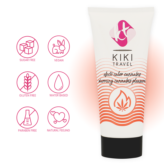 Kikí Travel – Cannabis Hot Effect Gleitmittel 50 ml