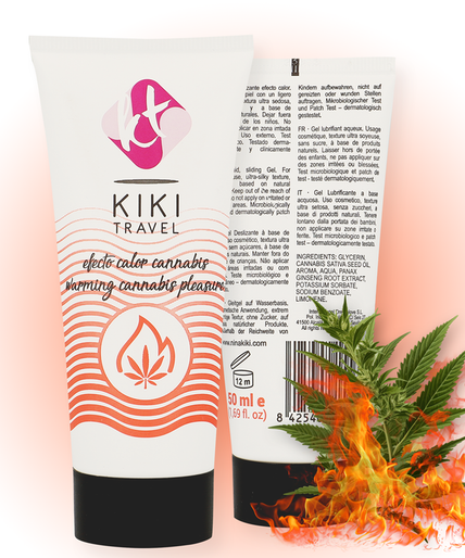 KIKÍ TRAVEL - CANNABIS HOT EFFECT LUBRICANT 50 ML