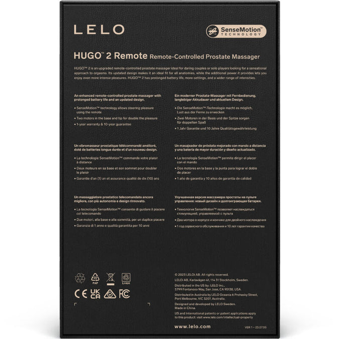 LELO – HUGO 2 Remote Control Prostate Massager – Green