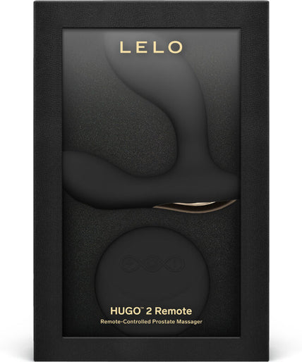 LELO – HUGO 2 Remote Control Prostate Massager – Black - by Pleasurements