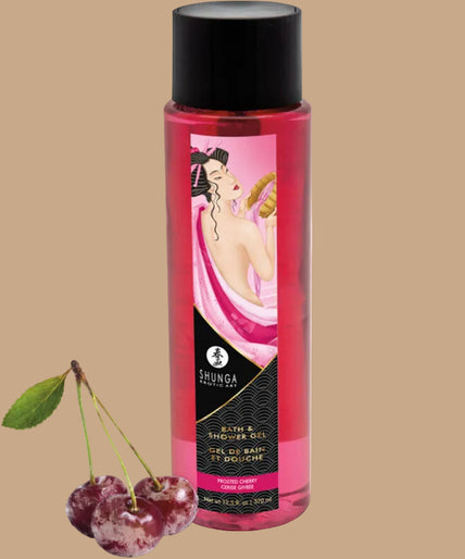 Shunga – Bath & Shower Gel Frosted Cherry 370ml