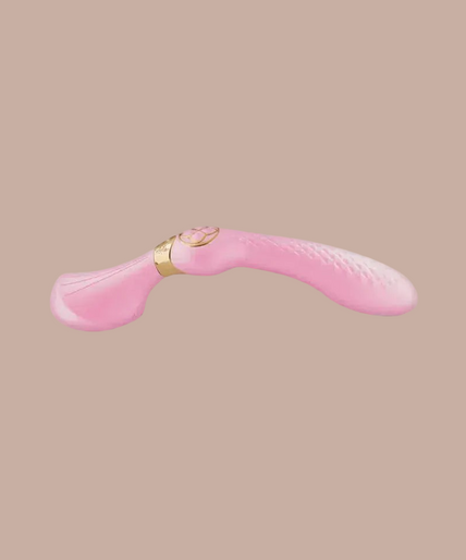 Pleasurements Shunga ZOA roze siliconen vibrator met ergonomisch design en luxe geschenkverpakking