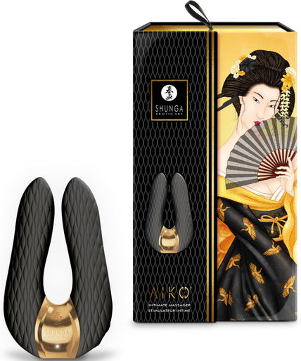 SHUNGA - AIKO INTIMATE MASSAGER BLACK