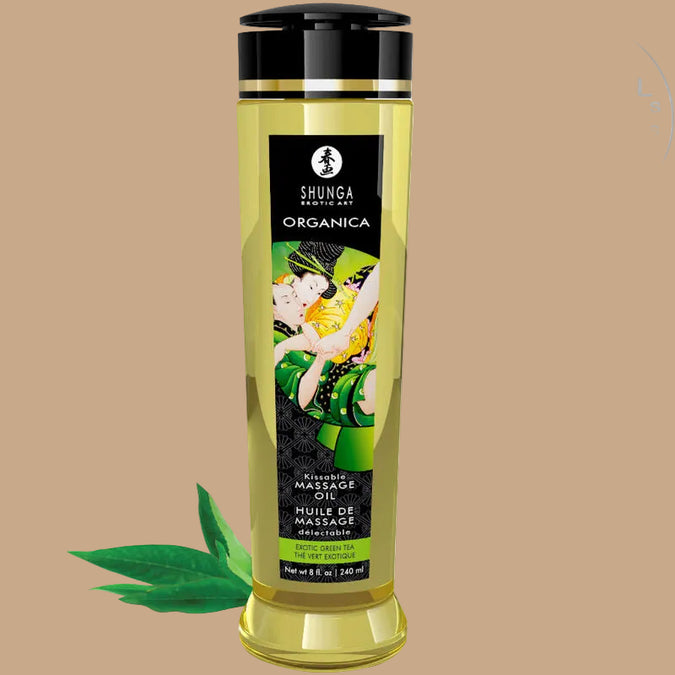 Shunga Biologische Massageolie Groene Thee 240ml