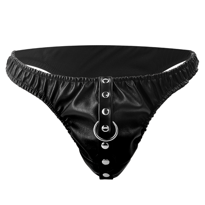 Darkness – Submission Thong with Metal Chain