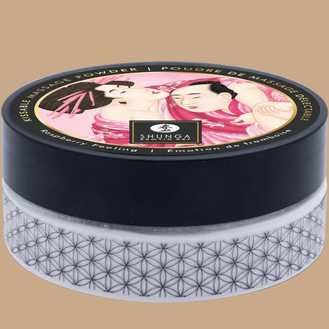 Shunga – Edible Massage Powder Kit Raspberry