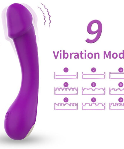 Armony – Dildo Vibrator G – Spot Siliconen Paars