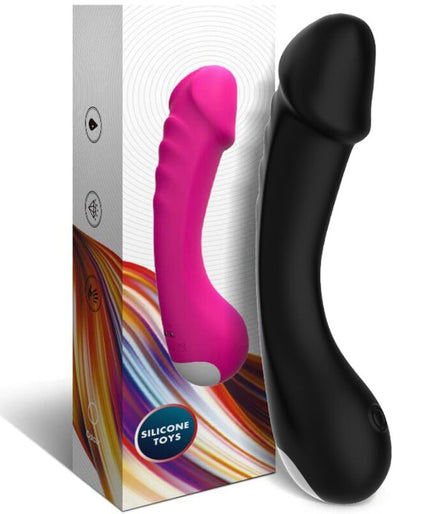 Armony – Dildo Vibrator G – Spot Siliconen Zwart