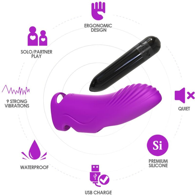 Armony – Aurora Vibrator Vinger Fuchsia