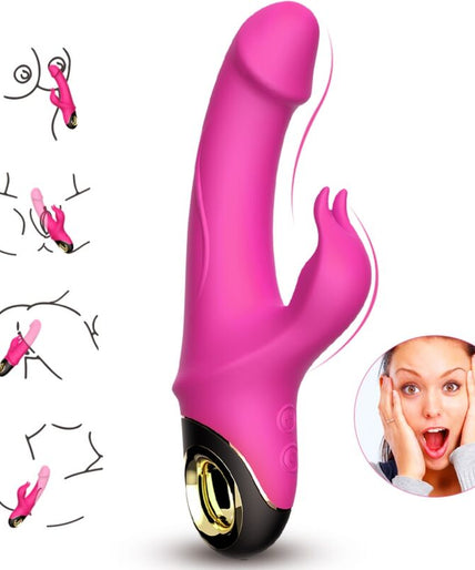 ARMONY - METEROR DILDO VIBRATOR RABBIT ROTATOR FUCHSIA