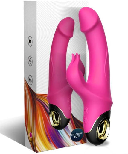 ARMONY - METEROR DILDO VIBRATOR RABBIT ROTATOR FUCHSIA