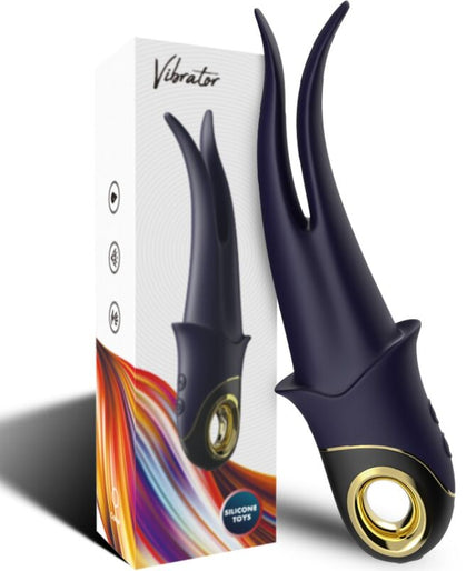 ARMONY - SHADOW VIBRATOR DOUBLE-HEAD TEASING BLUE