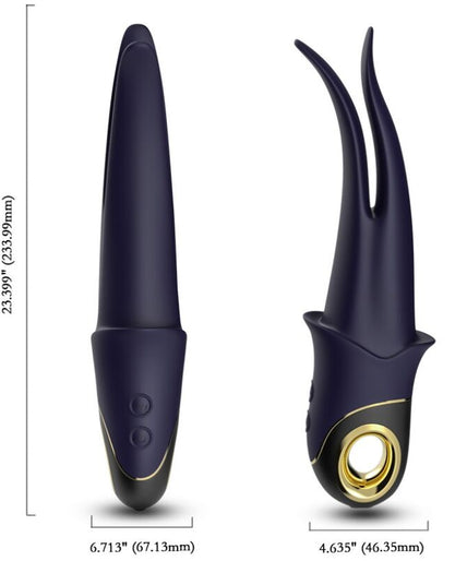 ARMONY - SHADOW VIBRATOR DOUBLE-HEAD TEASING BLUE