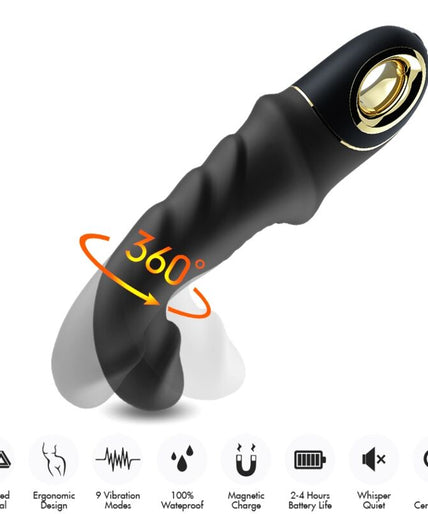 Armony – Joyblade Dildo Vibrator Rotator Zwart