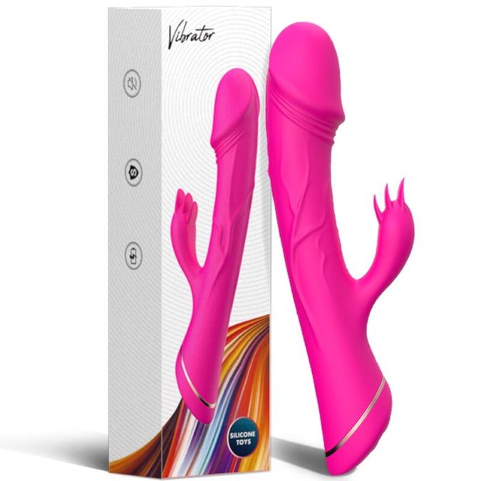 Armony – Dildo Vibrator Rabbit Silicone Fuchsia