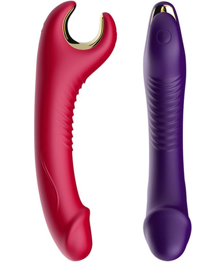 ARMONY - PRINCE DILDO VIBRATOR & ROTATOR RED