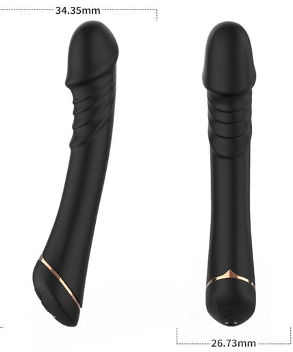 ARMONY - DILDO VIBRATOR SILICONE BLACK