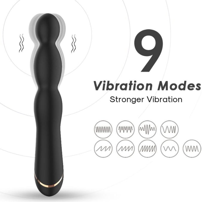 Pleasurements – Armony – Bambu verstelbare vibrator zwart