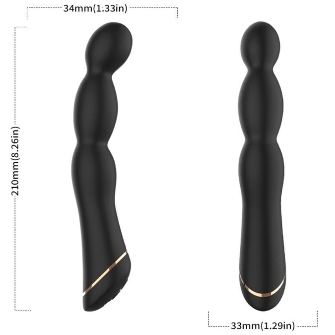 Pleasurements – Armony – Bambu verstelbare vibrator zwart