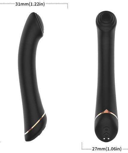 ARMONY - VIBRATOR FALT HEAD SILICONE BLACK