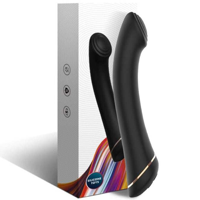 ARMONY - VIBRATOR PLATTE KOP SILICOON ZWART