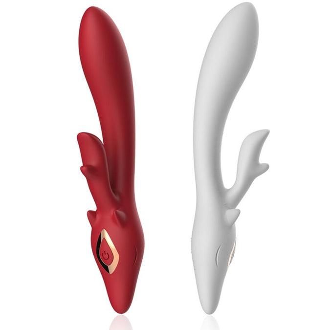 ARMONY - ELK VIBRATOR RABBIT GEBOGEN ROOD