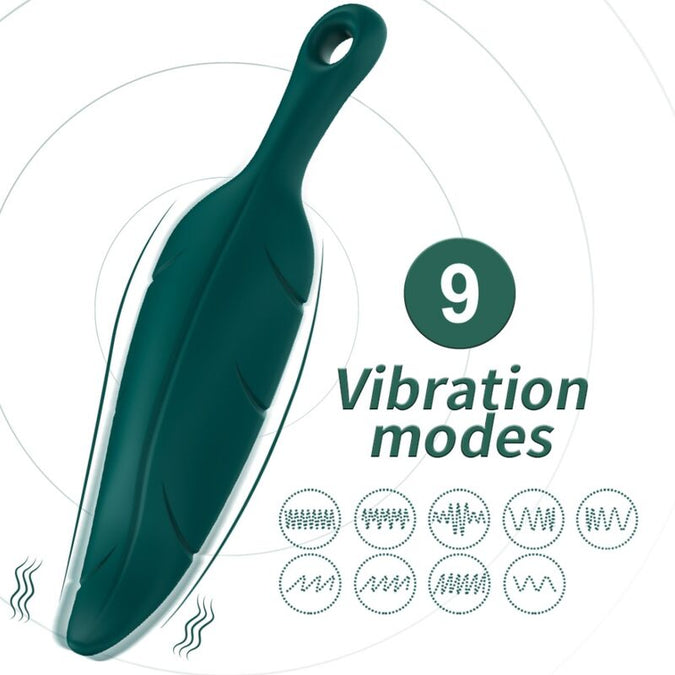 Armony – Stimulator en vibrator bladgroen