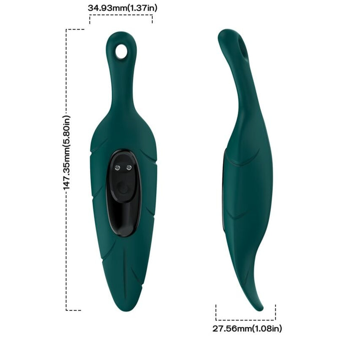 Armony – Stimulator en vibrator bladgroen