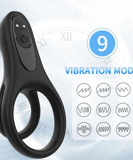 ARMONY - DOUBLE RING VIBRATOR BLACK
