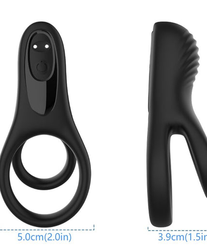 ARMONY - DOUBLE RING VIBRATOR BLACK