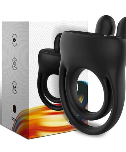 ARMONY - RING VIBRATOR RABBIT BLACK