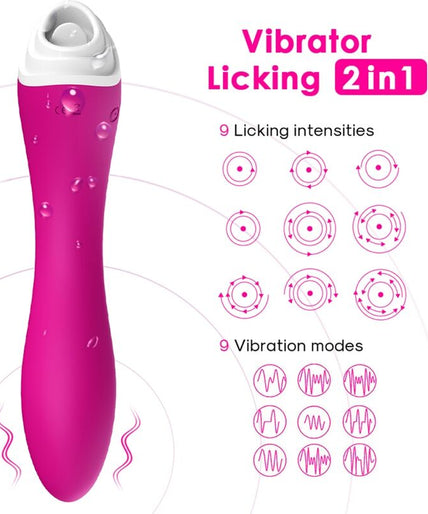 ARMONY - FAIRYLAND VIBRERENDE KLITORIS EN VIBRATOR FUCISA VOOR LIKKEN