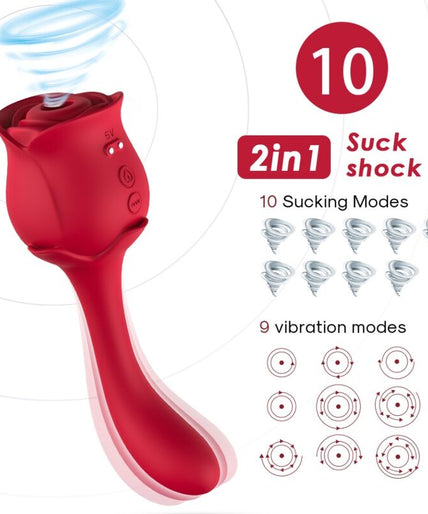 Armony – Roselover Clitoris Suction & Stimulator Red