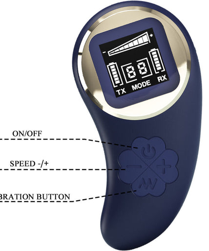 PRETTY LOVE - MINA VIBRATING EGG REMOTE CONTROL BLUE