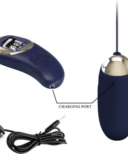 PRETTY LOVE - MINA VIBRATING EGG REMOTE CONTROL BLUE