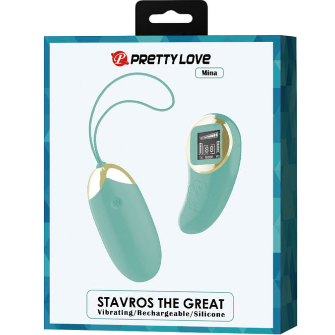 PRETTY LOVE - GROEN VIBREREND EI MET AFSTANDSBEDIENING MIJN