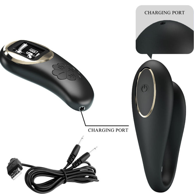 PRETTY LOVE - NATHAN DOUBLE PLEASURE VIBRATOR AFSTANDSBEDIENING
