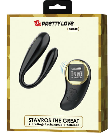 PRETTY LOVE - NATHAN DOUBLE PLEASURE VIBRATOR REMOTE CONTROL
