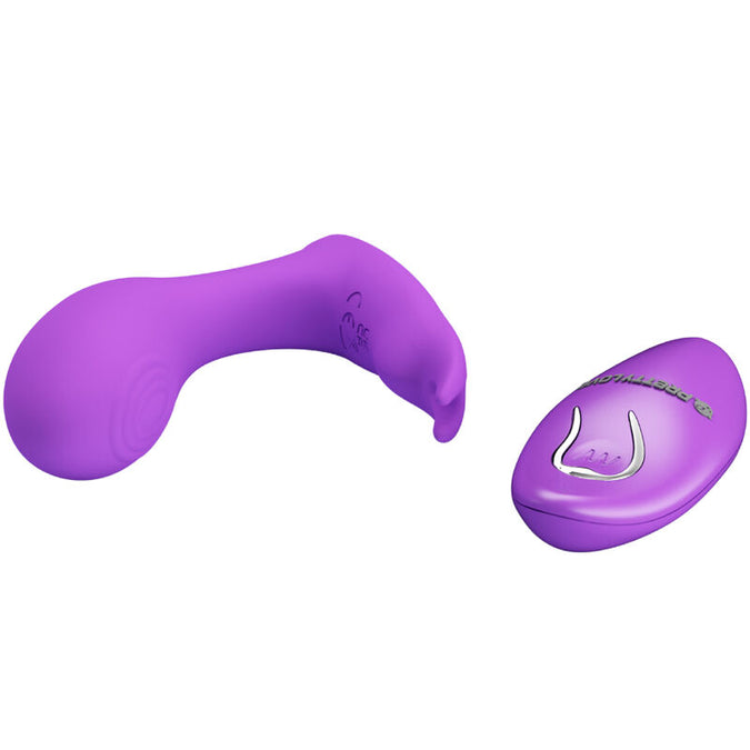 Pretty Love – Idabelle Vibration & Pulsation Remote Control Violet