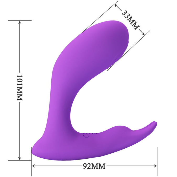 Pretty Love – Idabelle Vibration & Pulsation Remote Control Violet